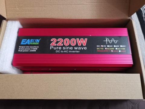 ПЕРЕТВОРЮВАЧ 12V 230V 220V 2200W INWERTER SINUS 2.2KW 