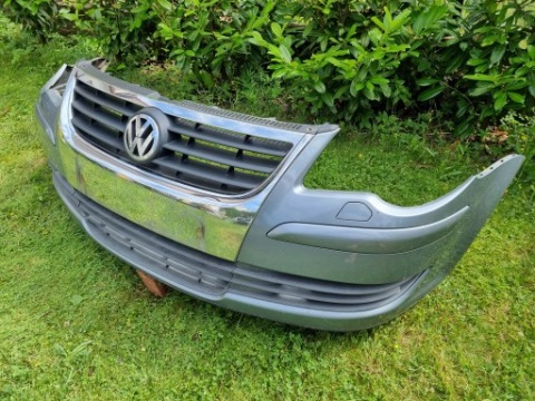 VW TOURAN I РЕСТАЙЛ (07-10)- БАМПЕР ПЕРЕДНІЙ ОМИВАЧІ РЕШІТКА РЕШІТКИ KPL. ДОБРИЙ СТАН 