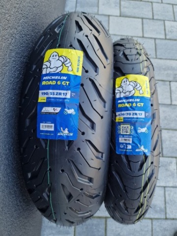 НОВОЕ ШИНЫ МОТОЦИКЛЕТНЫЕ MICHELIN ПУЛЬТ ROAD VI 6 GT 120/70/17 190/55/17 