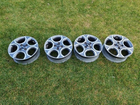 4 LLANTAS DE ALUMINIO ALUSY R15 KIA 4X100  