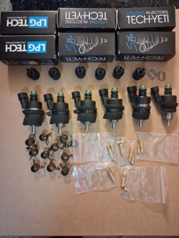 LPG TECH YETI SOLO ФОРСУНКИ 6 ШТУК 