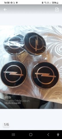 КОВПАЧКИ OPEL. ДІАМЕТР ВЕРХ 65-67 MM 