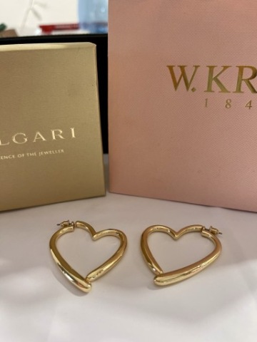 Kolczyki serca walentynki