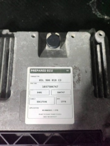 БЛОК УПРАВЛЕНИЕ ДВИГАТЕЛЯ ECU BOSCH 03L906018CD 0281016517 IMMO ВЫКЛЮЧЕН 