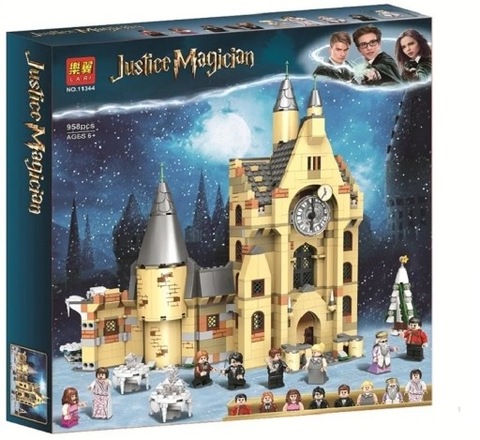 Klocki Harry Potter wieża zegarowa Hogwart zamek