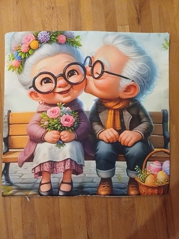 Poszewka na poduszkę dzień babci dziadka prezent święta