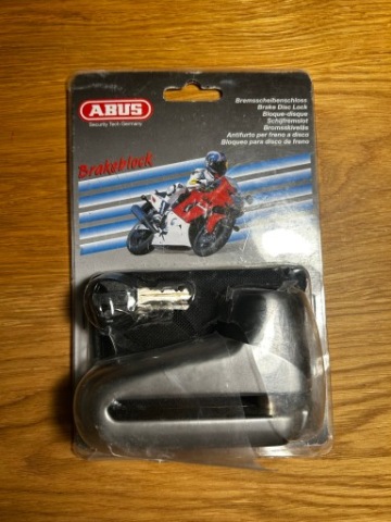 БЛОКУВАННЯ ТОРМОЗА ГАЛЬМІВНОЇ ABUS BRAKEBLOCK 300 SILVER САТИН 