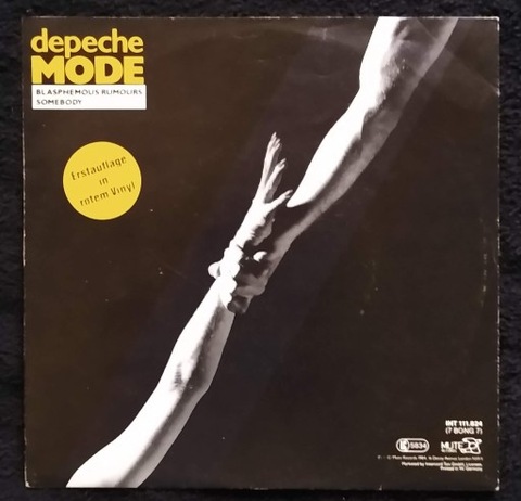 SINGIEL VINYL DEPECHE MODE RED  