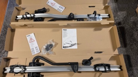 КРІПЛЕННЯ ВЕЛОСИПЕДНИЙ БАГАНИК THULE PRORIDE 591, ЯК NOWE, ЦІНА ZA 2 SZT. 