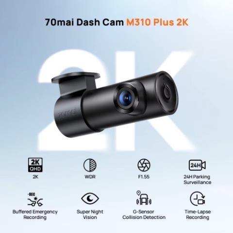 КАМЕРА АВТОМОБІЛЬНА 70MAI M310 ПЛЮС 2K 