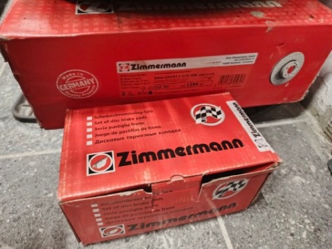 ZIMMERMANN BMW SPORT ДИСКИ + КОЛОДКИ 325MM BMW E46 150.1294.52 