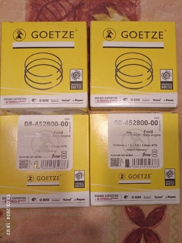 GOETZE 08-452800-00 КОМПЛЕКТ КОЛЬЦА ПОРШНЯ