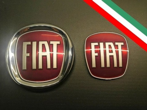 FIAT BRAVO 2 EMBLEM SIGN ORIGINAL FRONT - REAR  