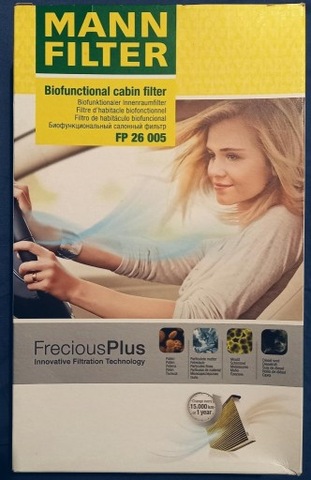 FILTRO DE CABINA MANN FRECIOUSPLUS MEGANE FLUENCE  