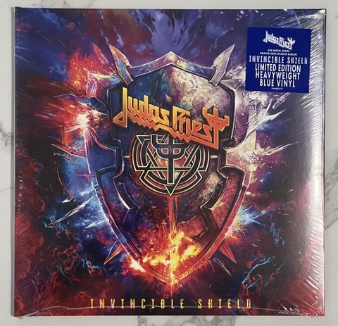 Judas Priest Invincible Shield 2LP winyl BLUE LIM. 