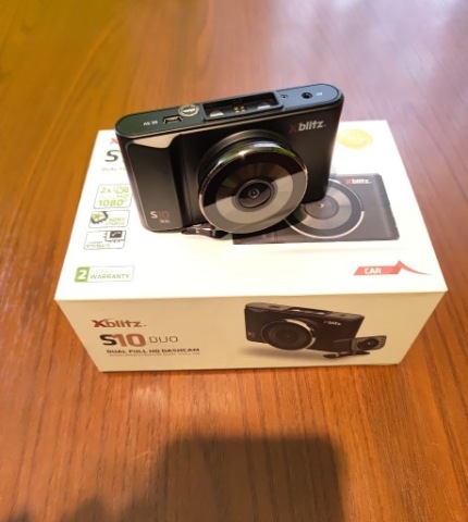 ВІДЕОРЕЄСТРАТОР XBLITZ S10 DUO Z КАМЕРА ЗАДНЬОГО ХОДУ 