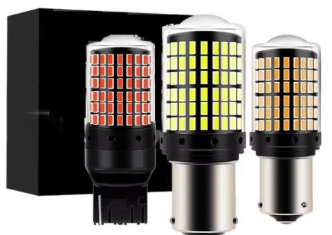AUTOLIGHT ЛАМПОЧКА LED (СВІТЛОДІОД) БІЛА 1SZT. 3157 = 3014 T25 P27/7W 