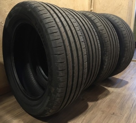 Opony letnie R17 215/55 - 4 sztuki, jak nowe