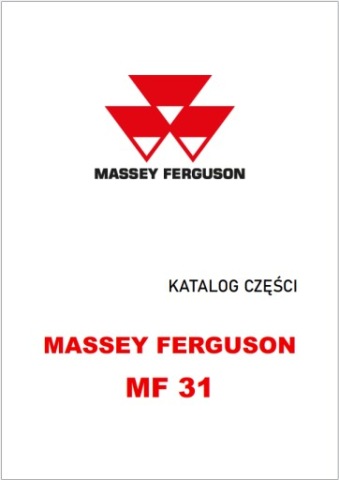 КАТАЛОГ ЗАПЧАСТИ MASSEY FERGUSON MF 31 