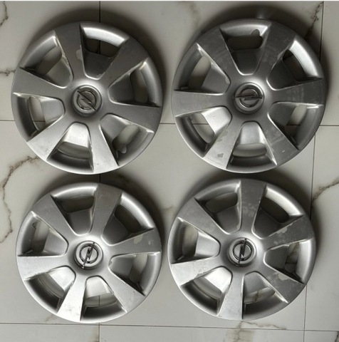 WHEEL COVERS OPEL 461060860 ORIGINAL 15 INTEGRAL GM SET  