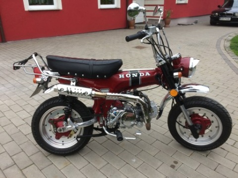 ГЛУШНИК ВИХЛОП SKYTEAM DAX MONKEY HONDA DAX 125 70 50 