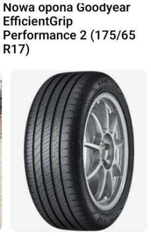 ШИНИ AYGO X GOODYEAR EFFICIENTGRIP 175/65 R17 84H WYPRZEDAZ!!! 