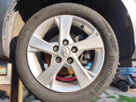 КОЛЕСА TOYOTA 205/55/16 CONTINENTAL ЗИМНИЕ 