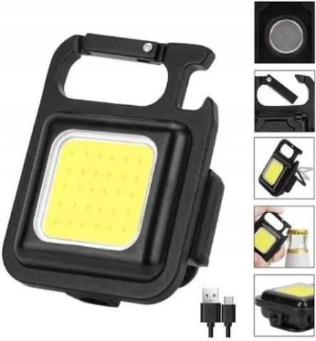 БАГАТОФУНКЦІОНАЛЬНИЙ БРЕЛОК Z ЛІХТАРИК LED (СВІТЛОДІОД) LETHE 200 LM 4 ШЕСТЕРНІ SWIECENIA 