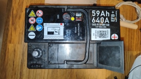 АКУМУЛЯТОР EFB+ VW BANNER 59AH 640A 44 TYDZIEN 2024R 