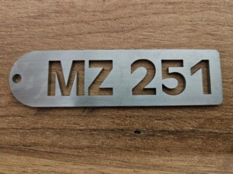 БРЕЛОК СТАЛЬ НЕРЖАВІЙКА ХРОМ MZ 251 
