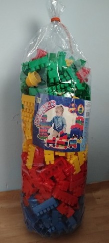 Klocki konstrukcyjne plastikowe duże Nowe 