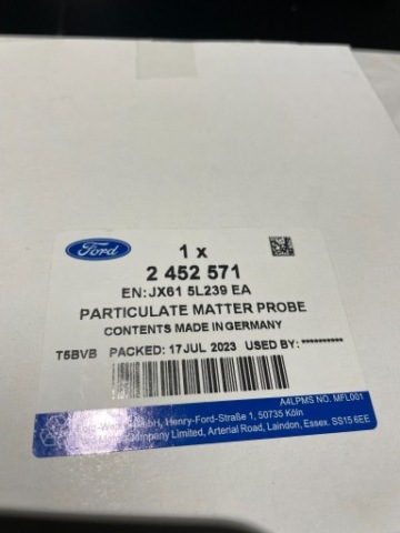 НОВА ЗОНДА NOX JX61-5L239-EA FINIS 2452571 FORD FOCUS 