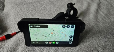 CARPLAY ANDROID ANTI-RADAR MOTORCYCLE SCOOTER NAVIGATION GPS YANOSIK MAPS GOOGLE 