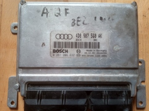 4D0907560AK AUDI A8 D2 99-02 БЛОК УПРАВЛІННЯ ДВИГУНА