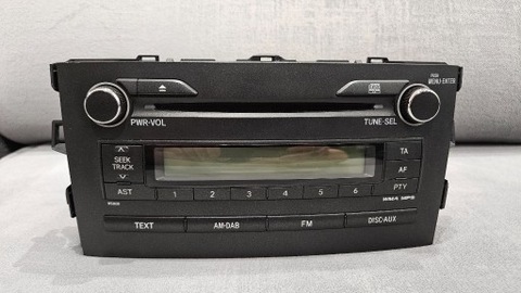 RADIO AURIS I RESTYLING BLUETOOTH 86120-02A70 W53838  