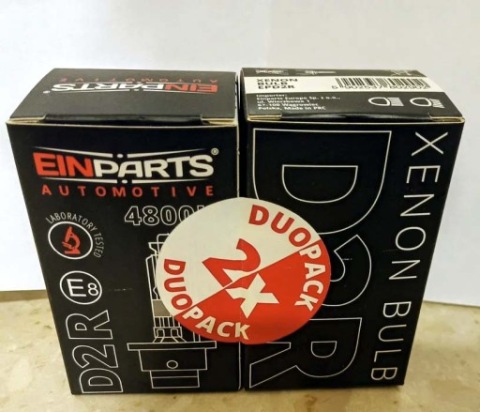 ZARNIK/ZAROWKA КСЕНОН EPD2R 4800K 35W DUOPACK EINPARTS AUTOMOTIVE 
