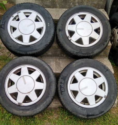 ЛЕГКОСПЛАВНЫЕ ДИСКИ 14 ЦЕЛЫЕ + ШИНЫ 185/65R14 VW OPEL фото