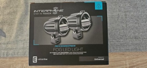 INTERPHONE ПАРА ФАР ПРОТИТУМАННОГО DO MOTORU, SKUTERU 