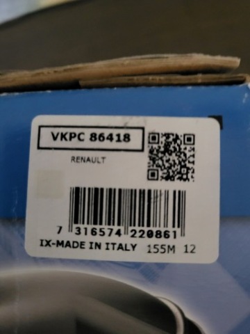 НАСОС ВОДИ SKF VKPC 86413 RENAULT, DACIA, NISSAN 
