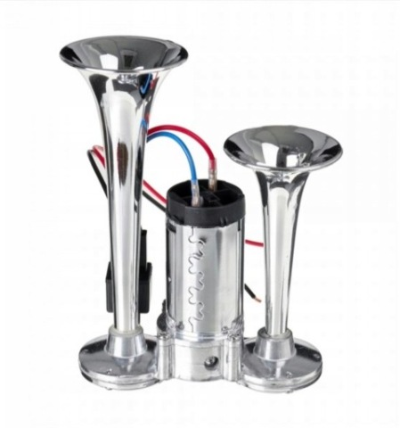 КЛАКСОН КЛАКСОН ПОДВІЙНА ФАНФАРА СИГНАЛ ДУЖЕ МІЦНИЙ TIR 12V 150DB КОМПРЕСОР 