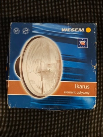 ЕЛЕМЕНТ OPTYCZNY ФАРЫ WESEM IKARUS - НОВЫЙ H4 178MM/82MM 