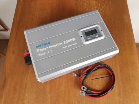 CAR НІЧНОГО БАЧЕННЯ POWER INVERTER/PRZETWORNICA DC-AC 12-230V 2000W PURE SINE WAVE 
