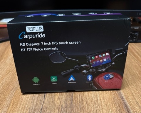NOWOSC. CARPURIDE 702 PLUS, NAVIGATION MOTORCYCLE Z ANDROIDEM І CP I AA 