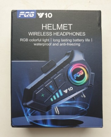 INTERCOM KIT SLUCHAWKOWY MOTORCYCLE QUEENLIFE Y10 NEW USB C 