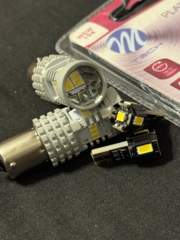 MAXGTRS LED (СВІТЛОДІОД) P21W + W5W CANBUS - ВНУТРІШНЄ АБО ДЕННИЙ ПОТУЖНЕ ХОДОВІ ВОГНІ ДХВ BA15S 115 