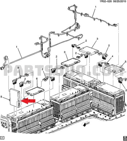 MODULE BECM CHEVROLET VOLT, OPEL AMPERA 22830004  