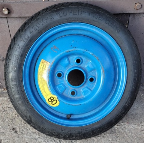 КОЛЕСО ЗАПАСНЕ DOJAZDOWE, ДОКАТКА DAEWOO CHEVROLET R13 3,5J 4X114,3 