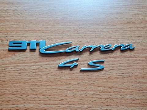ЕМБЛЕМА PORSCHE 911/998 НАДПИС 911CARRERA 4S ЗАД 