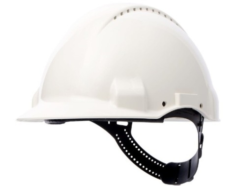 ШОЛОМ ЗАХИСНИЙ HELM 3M G3000 Z ВЕНТИЛЯЦІЯ 54 -62 CM EN397 HDPE PINLOCK БІЛИЙ 