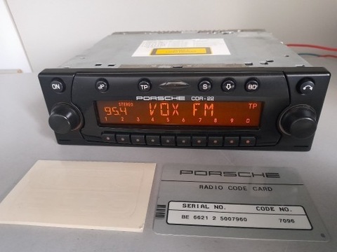 RADIO PORSCHE CDR-22 BECKER BE6621 - UNIKAT !!  